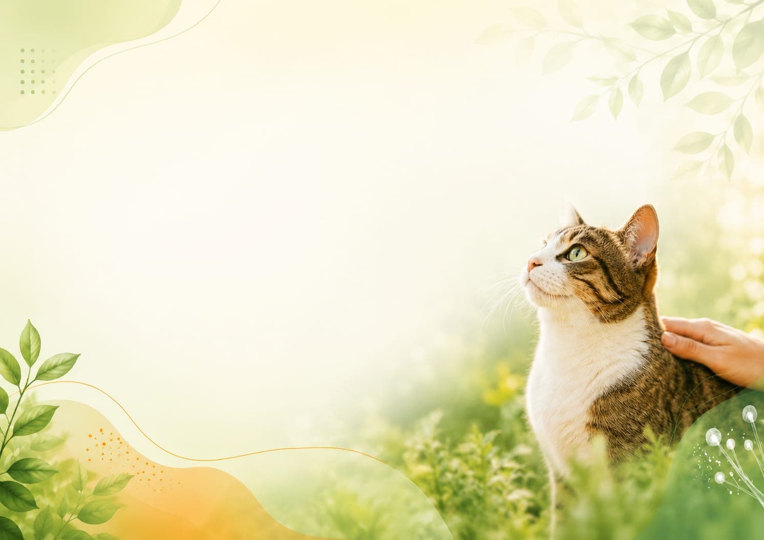 Gato em ambiente natural